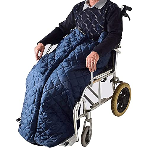 Manta cálida para silla de ruedas, funda para calentador de silla de ruedas, manta para silla de ruedas Bolsa cálida para la espalda del pie de la pierna de invierno (manta para silla de ruedas)