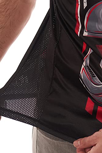 Manzur Cycling Design Camiseta Deportiva Casual // Textil en Carbono // Laterales Transpirables (Stormtropper, M)