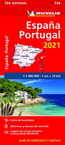 Mapa National España - Portugal 2021 (Mapas National Michelin)