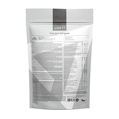 Marca Amazon - Amfit Nutrition Gainer Blend Sabor Vainilla, 3kg (anteriormente PBN)