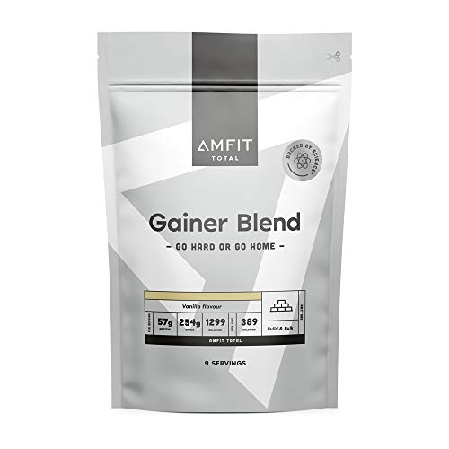 Marca Amazon - Amfit Nutrition Gainer Blend Sabor Vainilla, 3kg (anteriormente PBN)