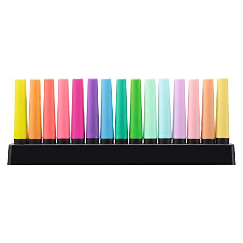 Marcador STABILO BOSS ORIGINAL - Set de mesa con 9 colores fluorescentes y 6 colores pastel