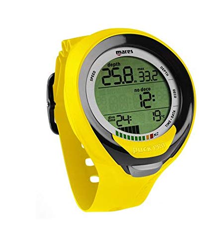 Mares Puck Pro + ordenador de buceo, color amarillo