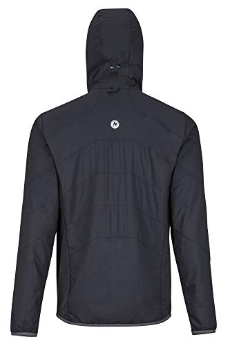 Marmot Alpha 60 Jacket Chaqueta Senderismo Forrada, Chaqueta Outdoor, Anorak; Repelente Al Agua, A Prueba De Viento, Hombre, Black, XL