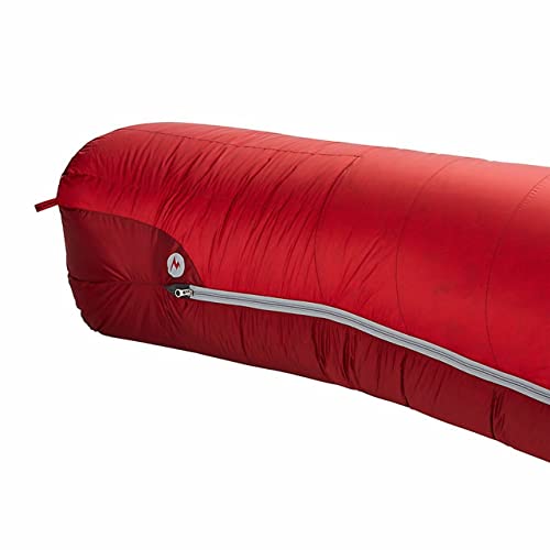 Marmot CWM Sacos de Dormir, Adultos Unisex, Team Red/Redstone, Reg: 6'0" / LZ