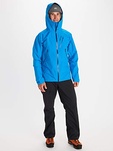 Marmot Knife Edge Jacket Chubasquero rígido, Chaqueta Impermeable, a Prueba de Viento, Impermeable, Transpirable, Hombre, Clear Blue, M