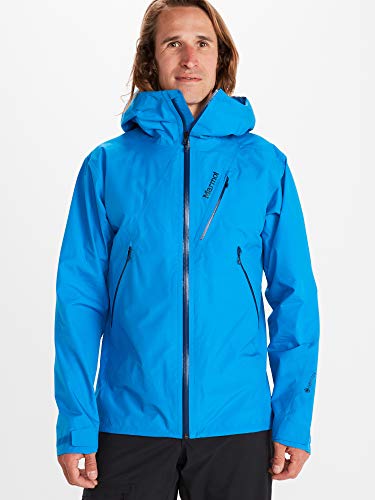 Marmot Knife Edge Jacket Chubasquero rígido, Chaqueta Impermeable, a Prueba de Viento, Impermeable, Transpirable, Hombre, Clear Blue, M