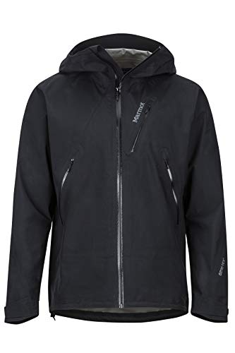 Marmot Knife Edge Jacket Chubasqueros, Chaqueta Impermeable, A Prueba De Viento, Impermeable, Transpirable, Hombre, Black, M