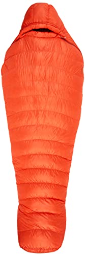 Marmot Lithium Sacos de Dormir, Adultos Unisex, Red Sun/Picante, Regular-Ouverture Gauche