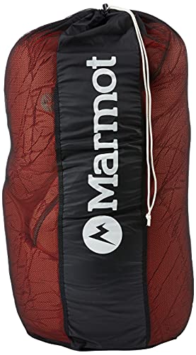 Marmot Lithium Sacos de Dormir, Adultos Unisex, Red Sun/Picante, Regular-Ouverture Gauche