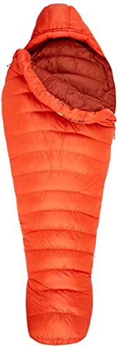 Marmot Lithium Sacos de Dormir, Adultos Unisex, Red Sun/Picante, Regular-Ouverture Gauche