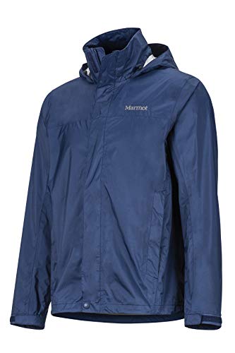 Marmot Precip Eco Jacket Chubasqueros, Chaqueta Impermeable, A Prueba De Viento, Impermeable, Transpirable, Hombre, Arctic Navy, L