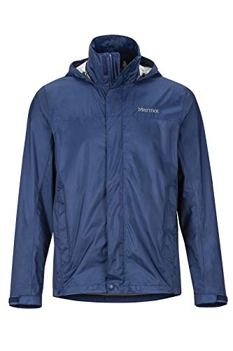 Marmot Precip Eco Jacket Chubasqueros, Chaqueta Impermeable, A Prueba De Viento, Impermeable, Transpirable, Hombre, Arctic Navy, L