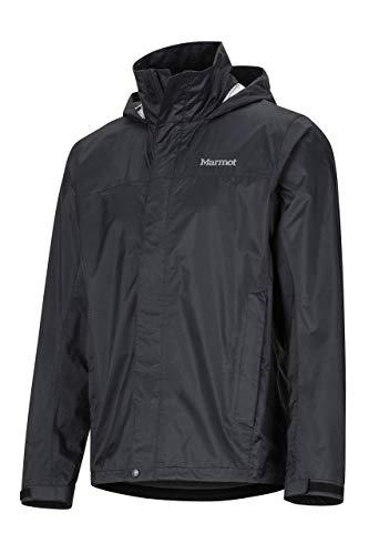 Marmot Precip Eco Jacket Chubasqueros, Chaqueta Impermeable, A Prueba De Viento, Impermeable, Transpirable, Hombre, Black, M