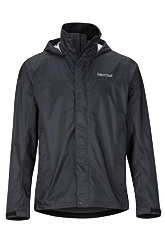 Marmot Precip Eco Jacket Chubasqueros, Chaqueta Impermeable, A Prueba De Viento, Impermeable, Transpirable, Hombre, Black, M