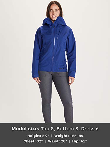 Marmot Wm's Knife Edge Jacket Chubasqueros, Chaqueta Impermeable, A Prueba De Viento, Impermeable, Transpirable, Mujer, Black, L