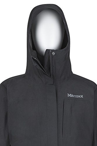 Marmot Wm's Minimalist Comp Jacket Impermeable Rígido, Chubasquero, Resistente Al Viento, Resistente Al Agua, Transpirable, Mujer, Black, XS