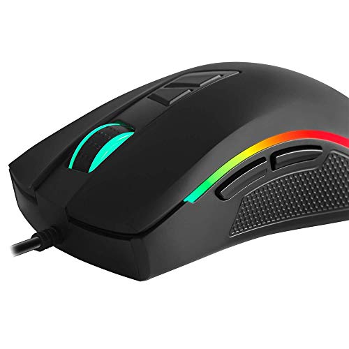 Mars Gaming MM218, Ratón Sensor Óptico Profesional 10000 DPI, CHROMA RGB, Negro