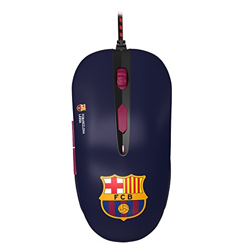 Mars Gaming MMBC, Ratón Gaming Oficial FC Barcelona, Ergonómico, PC/PS4/PS5/XBOX