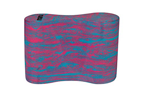 Maru Swirl Pull Buoy, Adult, Blue/Pink