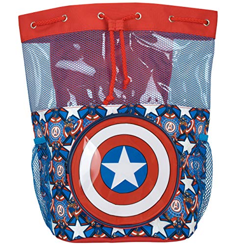 Marvel Bolsa de Natación para Niños Capitán América