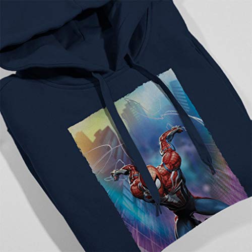 Marvel Spider Man Mega Swing Sudadera con capucha para mujer