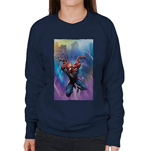 Marvel Spider Man Mega Swing - Sudadera para mujer