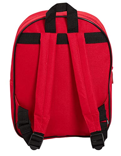 Marvel Spiderman - Mochila para niños con bolsillo, diseño de Los Vengadores, ojos reflectantes, color azul, Rojo (Rojo) - MNCK13034