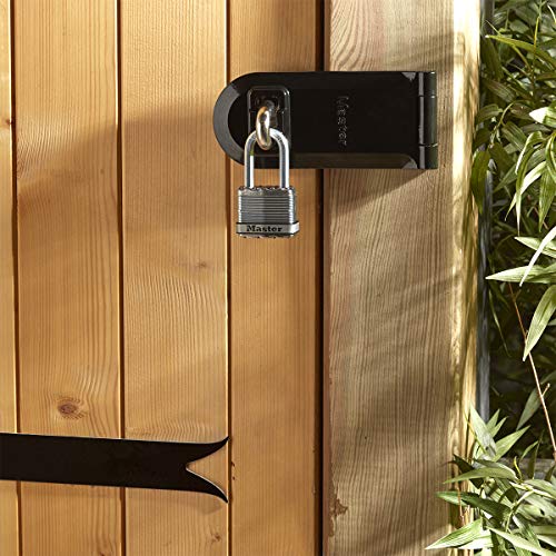 MASTER LOCK Candado Alta Seguridad [Llaves] [Acero Laminado] [Exterior] [Archo M] M1EURDLF - Ideal para Portales, Garages, Sótanos