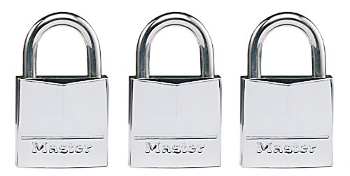 Masterlock 639EURTRI - 3 X 30Mm Candado Laton Niquelado Ka