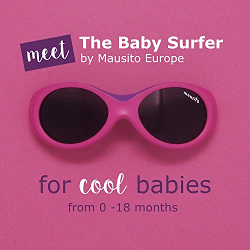 Mausito® Gafas de sol bebé niña 0 Meses-1,5 años I FLEXIBLES gafas de sol para bebés con suave soporte para la nariz I 100% PROTECCIÓN UV I Gafas de sol para niños con BANDA AJUSTABLE I rosado