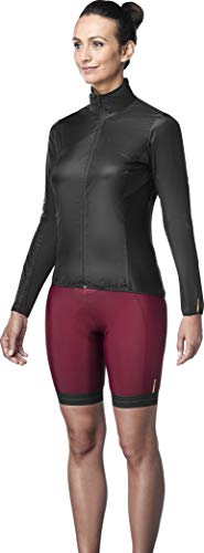 MAVIC Sirocco 2021 - Chaqueta cortavientos para mujer, color negro, Negro , 34-36