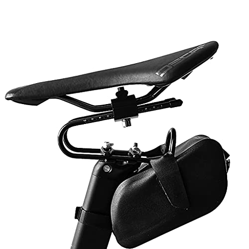 MaxAwe Muelle de sillín absorbente de golpes, amortiguador universal para asiento de bicicleta, dispositivo de suspensión para bicicleta de carretera de montaña y bicicleta de ciudad (negro)