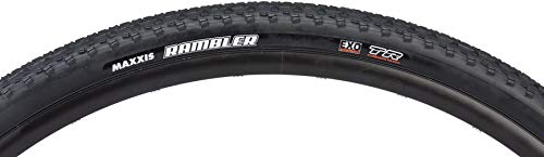 Maxxis Rambler 120tpi Dual Compound EXO Neumático plegable sin cámara listo para plegar, 700 x 38c, Negro