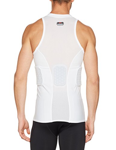 McDavid 3 Pad Maillot de Protección, Hombre, Blanco, S