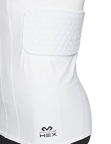 McDavid 3 Pad Maillot de Protección, Hombre, Blanco, S