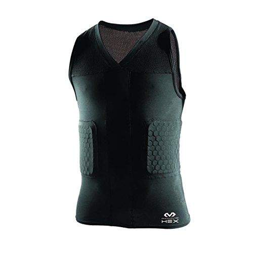 McDavid 3 Pad Maillot de Protección, Hombre, Negro, 2XL