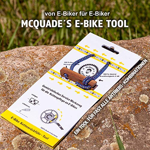 McQuade's E-Bike Tool – Herramienta de servicio genial y sencilla para el cuidado de la cadena de bicicletas eléctricas
