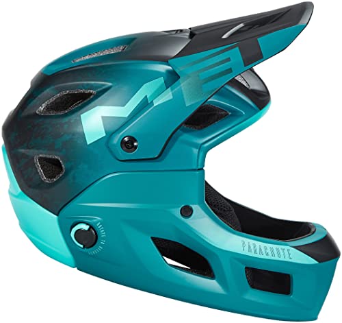 MCR Mips - Casco Met Parachute Azul Petróleo Talla S