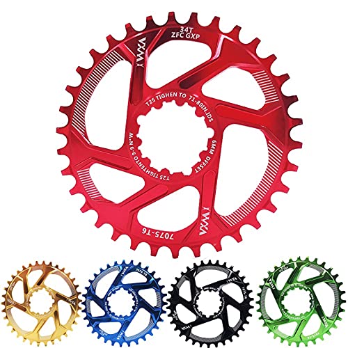 MCYAW Placa Dental Bicicleta Cerrankset al 7075 CNC 32T 34T 36T 38T Cadena Estrecha de Plato de plástico para SRAM XX1 XO1 X1 GX XO X9 Crankset MTB Piezas Traje