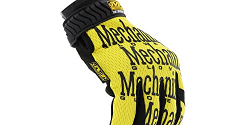 Mechanix Wear - Guantes Originales (Grande, Amarillo)