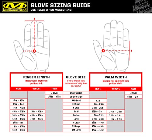 Mechanix Wear - Guantes Originales (Grande, Amarillo)