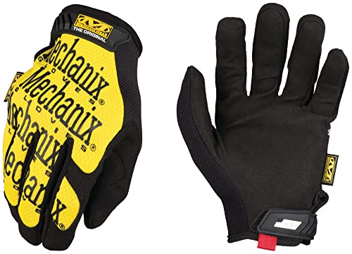 Mechanix Wear - Guantes Originales (Grande, Amarillo)