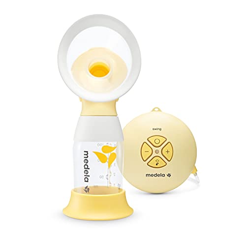 Medela Extractor de leche eléctrico individual Swing Flex - Diseño compacto, con embudos PersonalFit Flex y tecnología de extracción de 2 fases de Medela