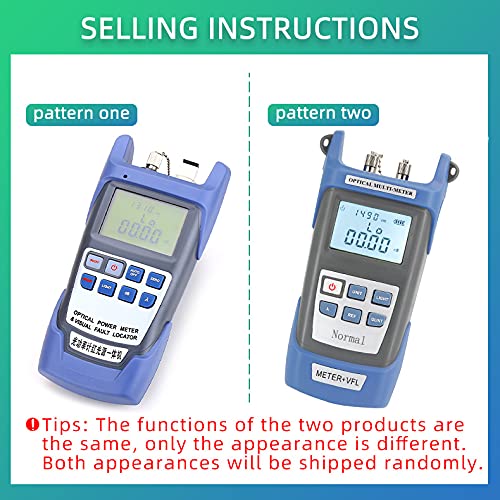 Medidor de energía óptica portátil de fibra óptica todo en uno de 1 KM -70 a +10 con conector SC y FC y localizador de fallos visuales probador de cable de fibra óptica