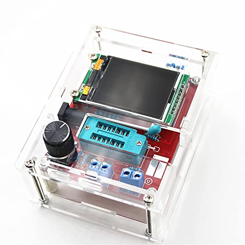Medidor Digital Kits DE DIY ATMEAG328P M328 Transistor TRAVANTOR LCR Capacitancia DIODE CAPACITACIÓN ESR Generador de señal de Onda Cuadrada con Estuche