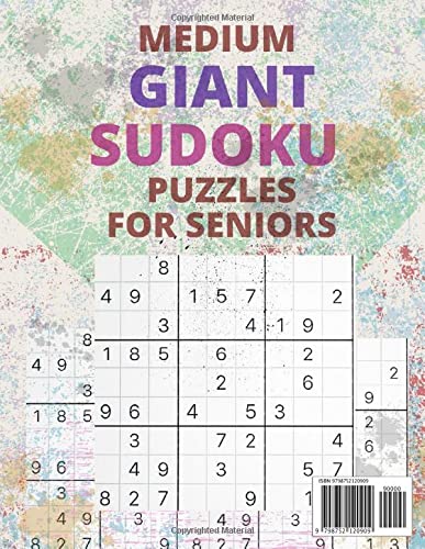 MEDIUM GIANT SUDOKU PUZZLES FOR SENIORS - Brain Stimulating game activity for elderly: Medium Sudoku Games For Puzzle Lovers With Answers - 8.5x11 Large Print 150 Sudoku Puzzles