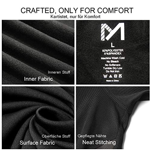 MEETYOO Conjuntos térmicos Hombre, Deportes Ropa Interior térmica Aire Libre Base Layer Thermo Function Ropa Deportiva de Invierno para Running Ciclismo Esquí