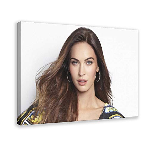 Megan Fox Bikini (39) Póster de lona para dormitorio, deportes, paisaje, oficina, habitación, decoración, regalo, 60 x 90 cm, marco1