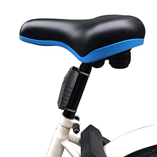 Mengshen Alarma Inalámbrica De Motocicleta/Bicicleta, Alarma De Seguridad Antirrobo con Control Remoto, IP55 A Prueba De Agua, 113 dB Súper Fuerte (Negro)